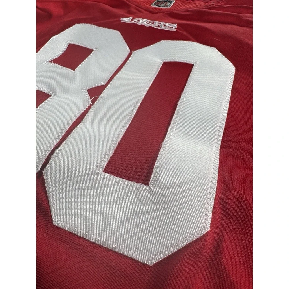 Nike NFL On Field San Francisco 49ers Jerry Rice #80 Jersey Size Small Red Niner
